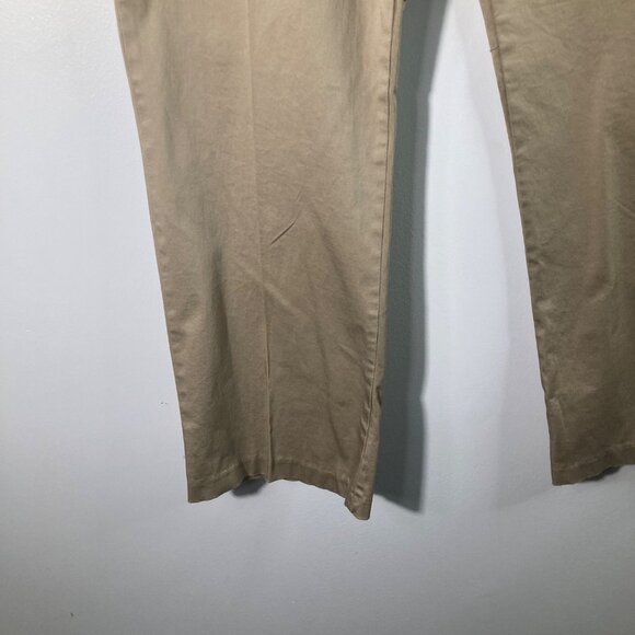 Womens Lee Modern Curvy Fit Trouser Khaki No‎ Gap Waist Band Tan 18 Short NWT - Picture 4 of 11
